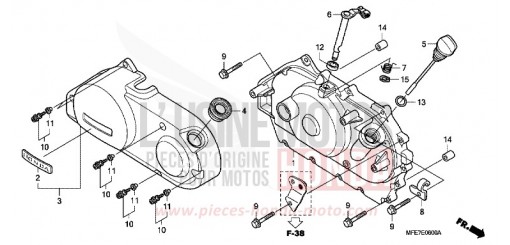 PANNEAU CARTER-MOTEUR D. VT750C2BA de 2010